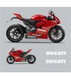 Décalcomanies blanches d’origine - Ducati Panigale V2 2020 / 2022 
