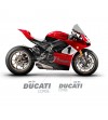 Décalcomanies originales Ducati Corse pour panigale V4 à carénages inférieure 