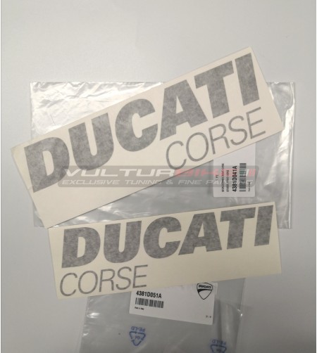 Decalcomanie originali Ducati Corse per carene inferiori Panigale V4 