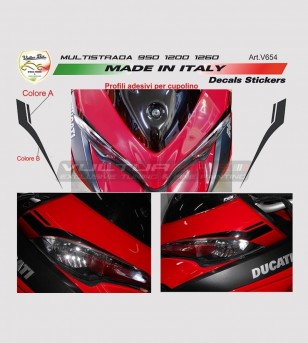 Ducati bulle autocollants Multistrada 950/1200/1260