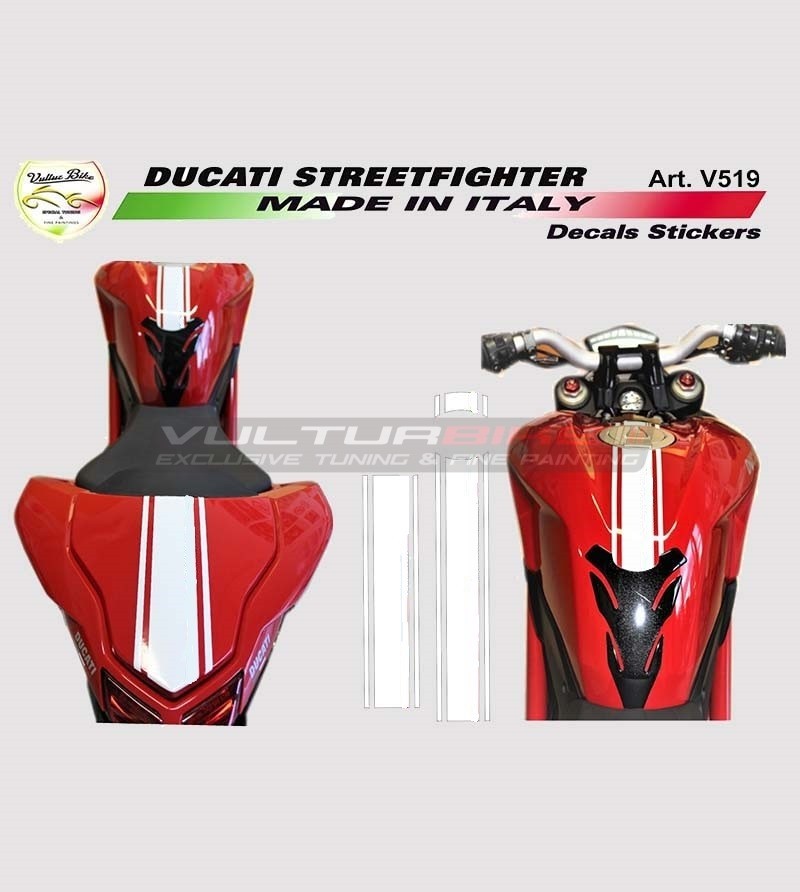 Zentrales Abziehbild "Stripe" - Ducati streetfighter 848/1098