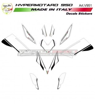 Kit completo pegatinas diseño personalizado 2019 - Ducati Hypermotard 950