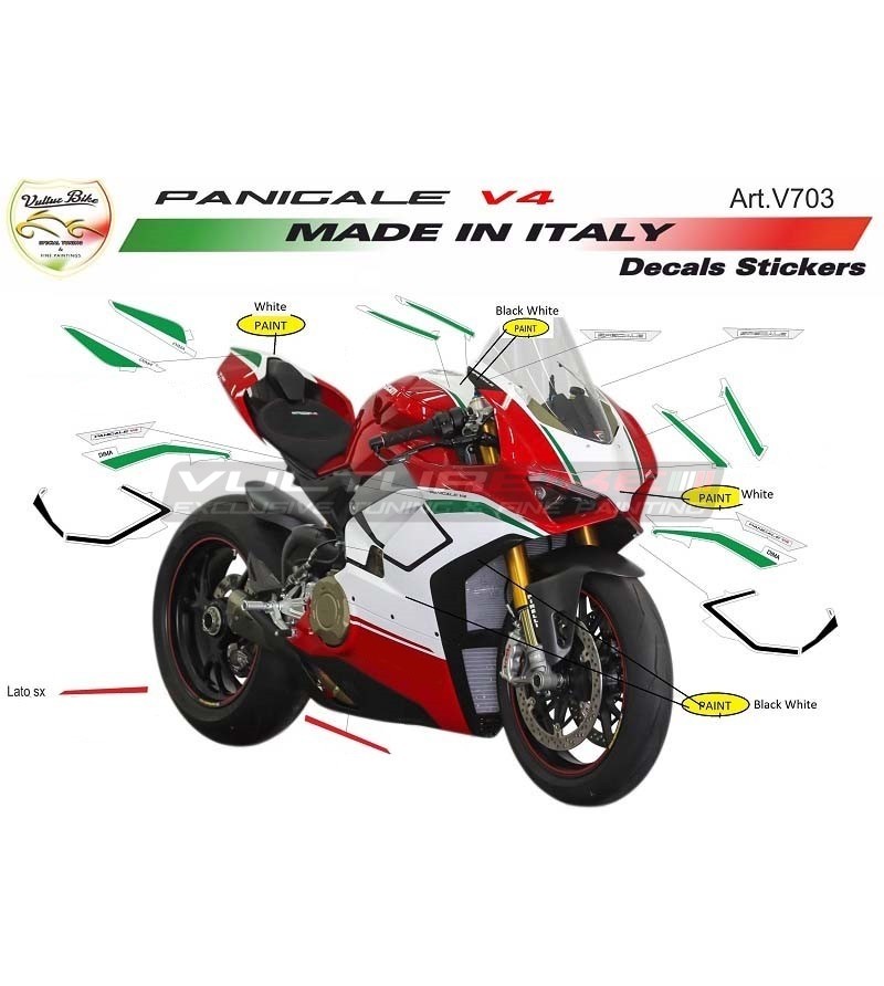 Ducati Panigale V4 Kit especial de pegatinas réplica original