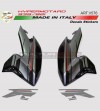 Graphit/rote Seiten Aufkleber - Ducati Hypermotard 821/939 