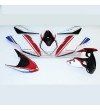 Complete stickers kit custom design blue version 2019 - Ducati Hypermotard 950 
