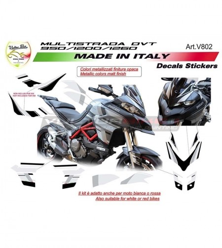 Kit completo de pegatinas - Ducati Multistrada DVT/950/1200/1260