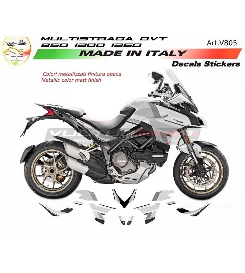 Kit adhesivo para Ducati Multistrada diseño DVT- 950/1200/1260
