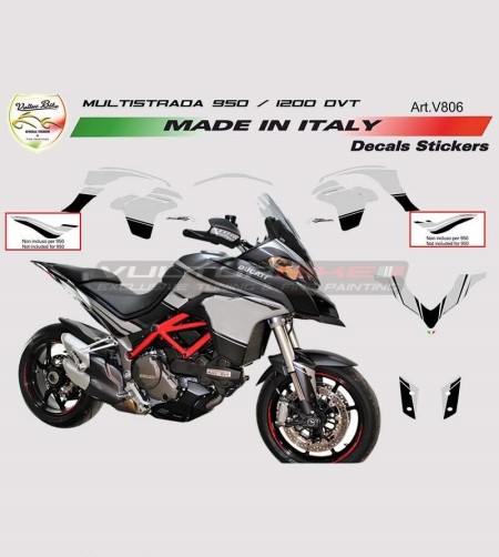 Stickers' kit brand new design - Ducati Multistrada 1200 / DVT / 950-2018