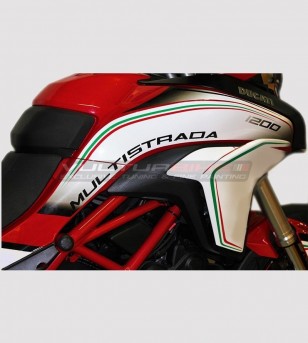 Aufkleber Kit für Ducati Multistrada 950/1200 2015 - 2018 Tricolor Design