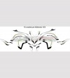 Kit de pegatinas para Ducati Multistrada 950/1200 2015 - 2018 diseño tricolor