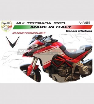 Kit adhésif pour les Multistrada 1260 - nouveau design personnalisé 950 