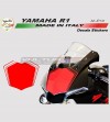 Pegatina parabrisas - Yamaha R1 2015/19 