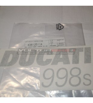 Aufkleber Ducati 998s rechter Rumpf