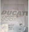 Abziehbild Ducati 998er Motorradverkleidungen Sinistra 