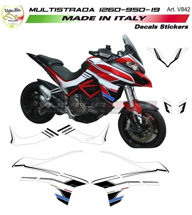 Kit adesivi completo - Ducati Multistrada 1260 / 950 dal 2019