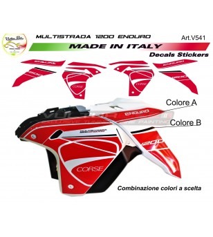 Benutzerdefinierte Aufkleber Kit - Ducati multistrada 1200 Enduro