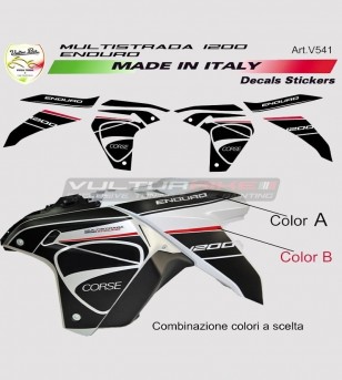 Kit de pegatinas personalizadas - Ducati multistrada 1200 Enduro
