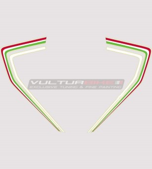 Autocollants tricolores pour bulle - Multistrada 950/1200/1260