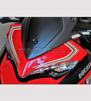 Autocollants tricolores pour bulle - Multistrada 950/1200/1260