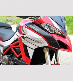 Kit completo pegatinas diseño de motocicleta roja personalizada - Ducati Multistrada 1260