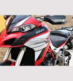 Autocollants complets kit personnalisé design moto rouge - Ducati Multistrada 1260 