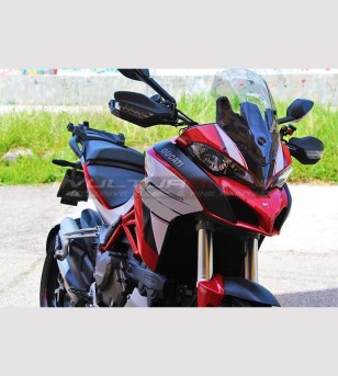 Kit completo pegatinas diseño de motocicleta roja personalizada - Ducati Multistrada 1260