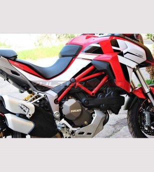 Autocollants complets kit personnalisé design moto rouge - Ducati Multistrada 1260 