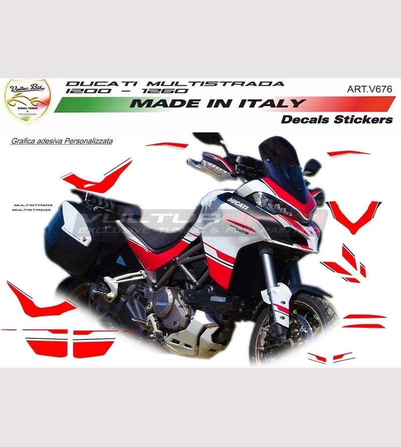 Kit autocollant performance - Ducati Multistrada 1200 - 1260