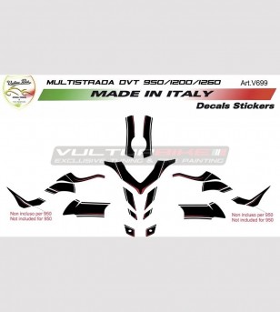 Kit adesivi Versatile Design - Ducati Multistrada DVT- 950/1200/1260