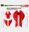 Autocollants de bande centrale tricolore - Ducati Monster 821/1200 