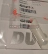 Paire de décalcomanies originales Ducati couleur argent