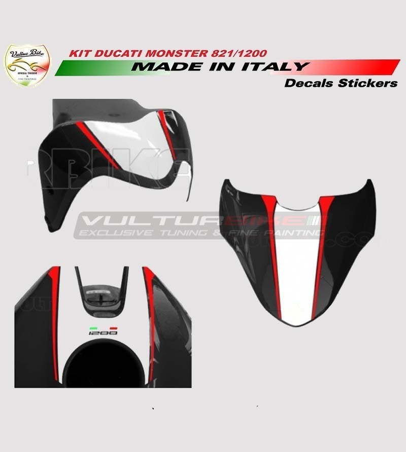 Complete sticker kit - Ducati Monster 821/1200