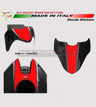 Complete sticker kit - Ducati Monster 821/1200