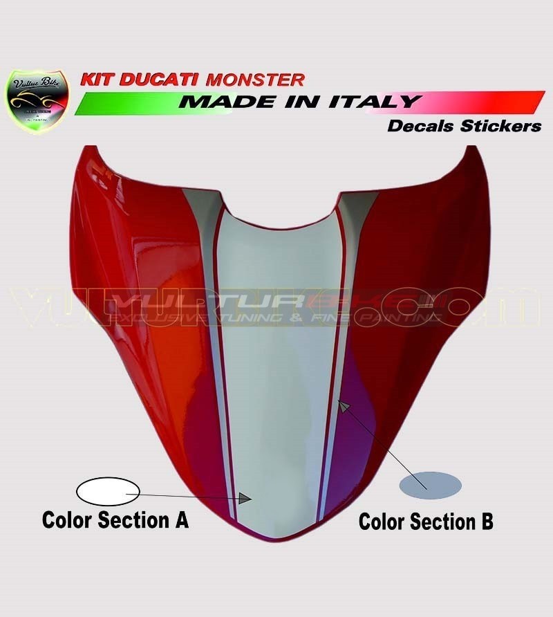 Anpassbare Cover-Aufkleber - Ducati Monster 821/1200