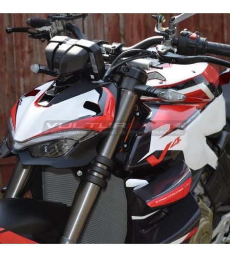 Kit de pegatinas de diseño de carrera - Ducati Streetfighter V4S 