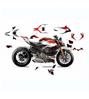 Kit de pegatinas de diseño de carrera - Ducati Streetfighter V4S