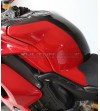 Couvercle de réservoir carbone bicolore rouge noir - Ducati Panigale V4 / V4s / V4R / Streetfighter V4 