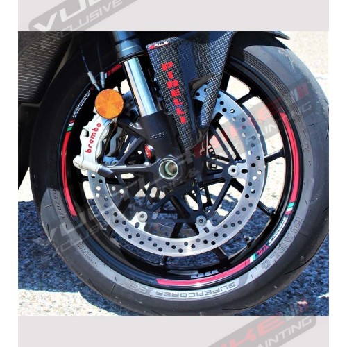Kit 9 perfiles adhesivos para ruedas - Ducati Panigale v4 / V4R 