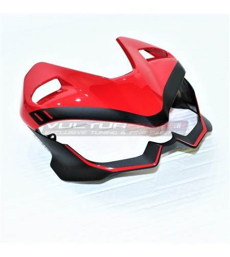Autocollant rouge noir pour bulle supérieure - Ducati Streetfighter V4 / V2 