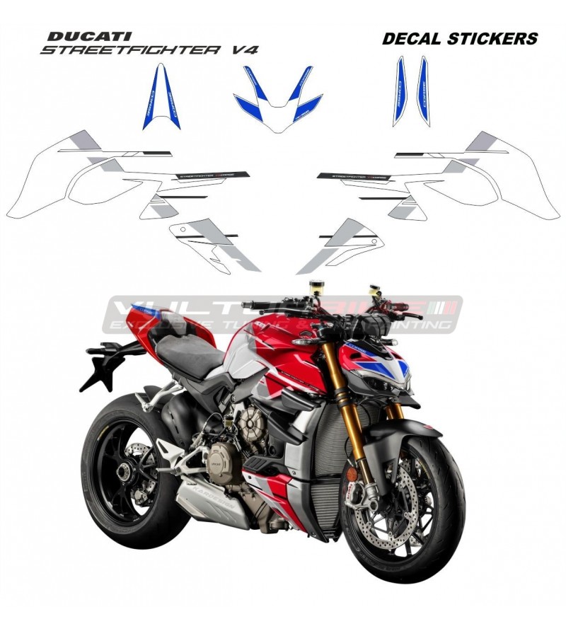 Sticker Kit komplettes Design S CORSE - Ducati Streetfighter V4