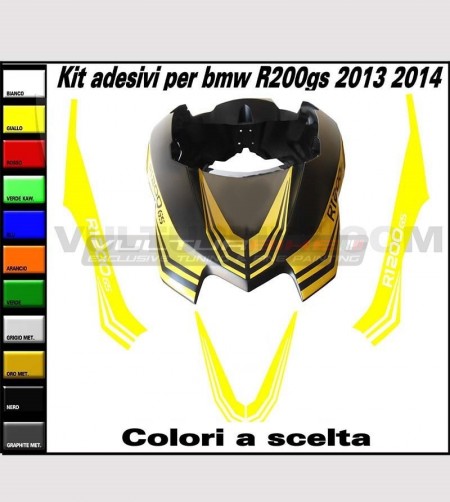 Colored stickers for fender - BMW R1200gs 2013/2015