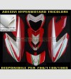 Kit adesivi Tricolore con corona dorata - Ducati Hypermotard 796/1100