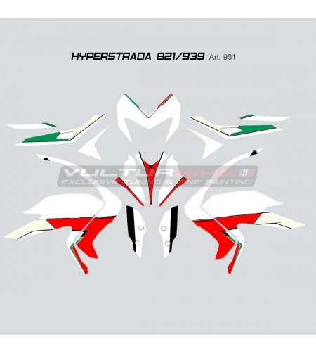 Complete stickers kit - Ducati Hyperstrada 821 / 939 2013 - 2018
