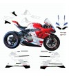 Replik Aufkleber Kit S Corse - Ducati Panigale V4 / 899 / 1199 / 959 / 1299 