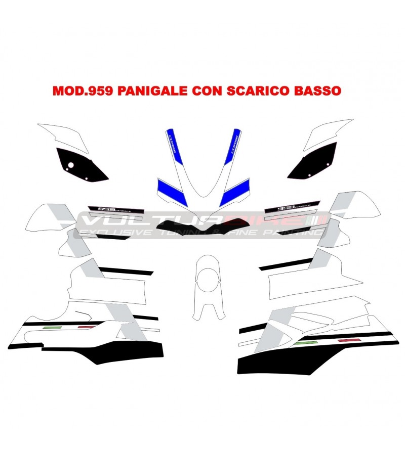 Stickers kit replica S Corse - Ducati Panigale V4 / 899 / 1199 / 959 / 1299