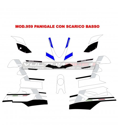 Stickers kit S Corse replica - For Ducati Panigale V4 / 899 / 1199 / 959 / 1299 
