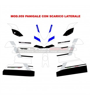 Kit adesivi replica S Corse - Ducati Panigale V4 / 899 / 1199 / 959 / 1299