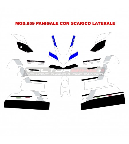 Stickers kit S Corse replica - For Ducati Panigale V4 / 899 / 1199 / 959 / 1299 
