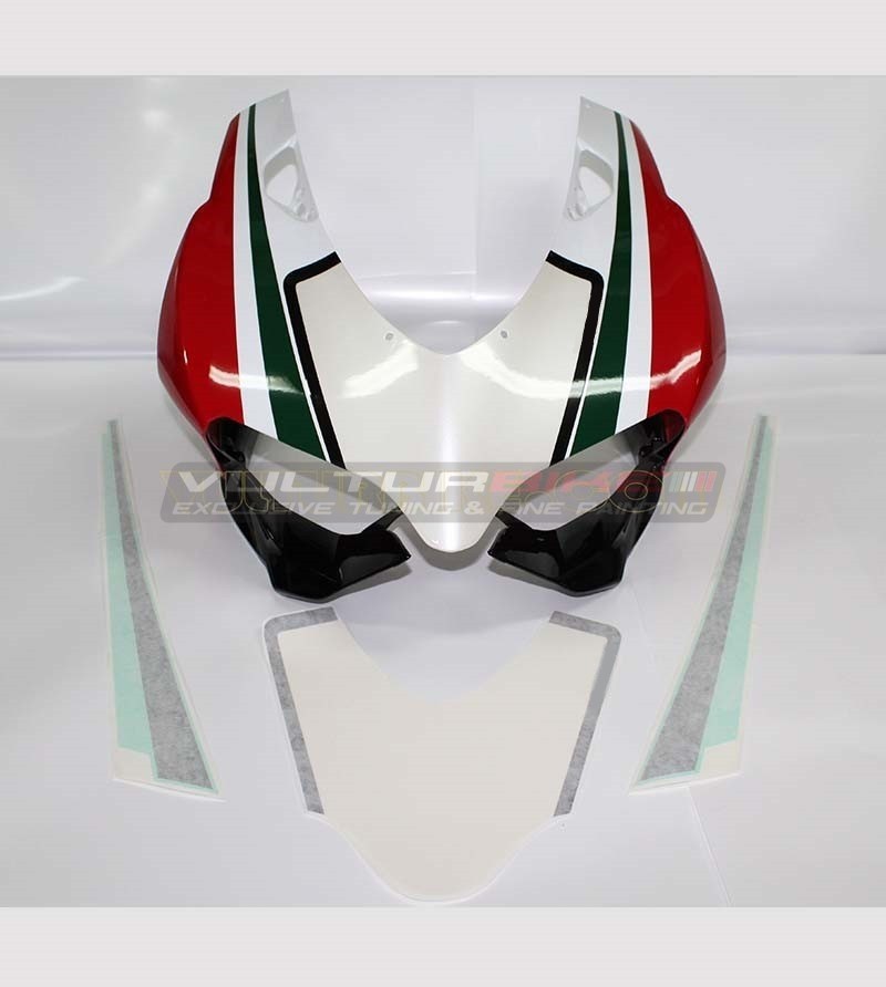 Front fairing stickers - Ducati Panigale 1199 tricolor
