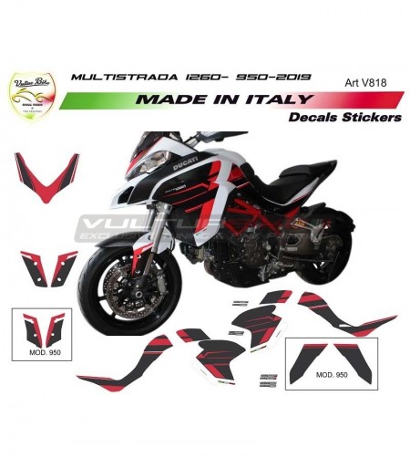 Kit completo de pegatinas - Ducati Multistrada 1260 / nuevo 950